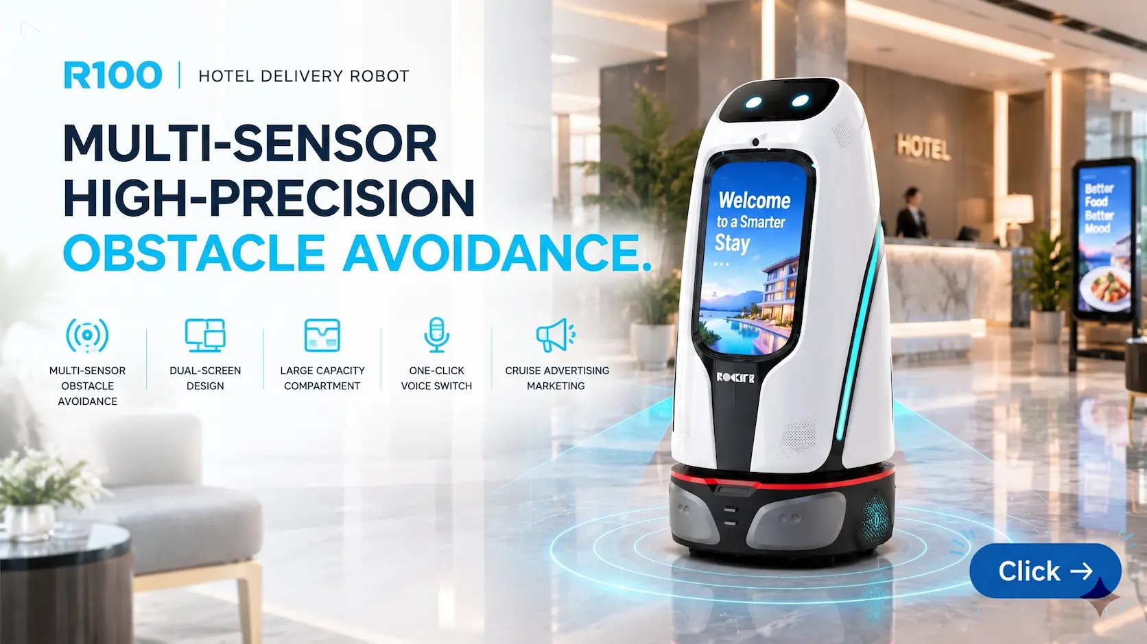 Classic Hotel Robot R100