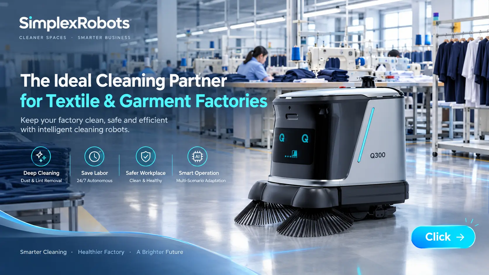 The Ideal Cleaning Partner for Textile & Garment Factories